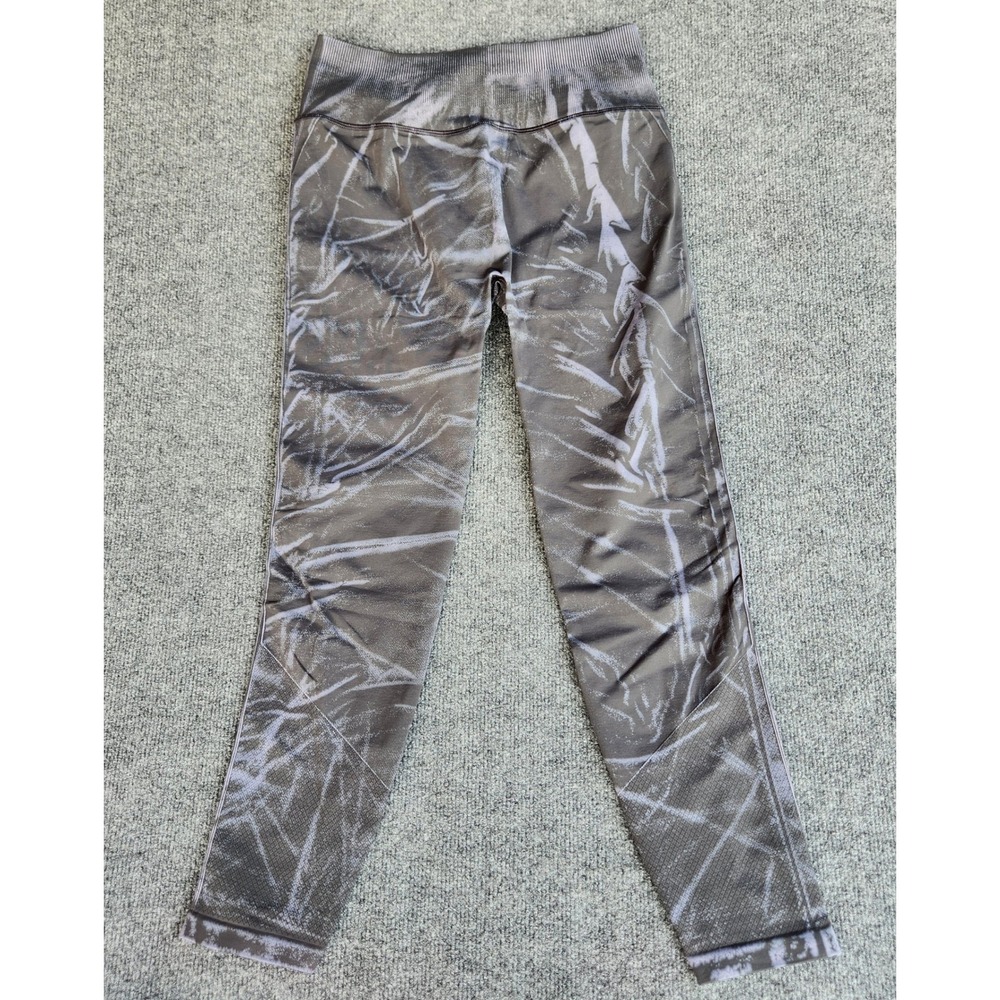 Lululemon Womens EBB TO STREET Tight Stone Wash Graphite Gray Yoga Leggings sz 8
